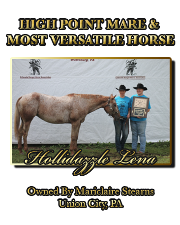 Most Versatile Horse & High Point Mare