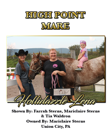 Most Versatile Horse & High Point Mare