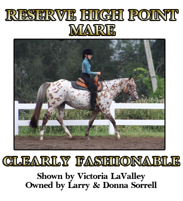 Reserve High Point Mare